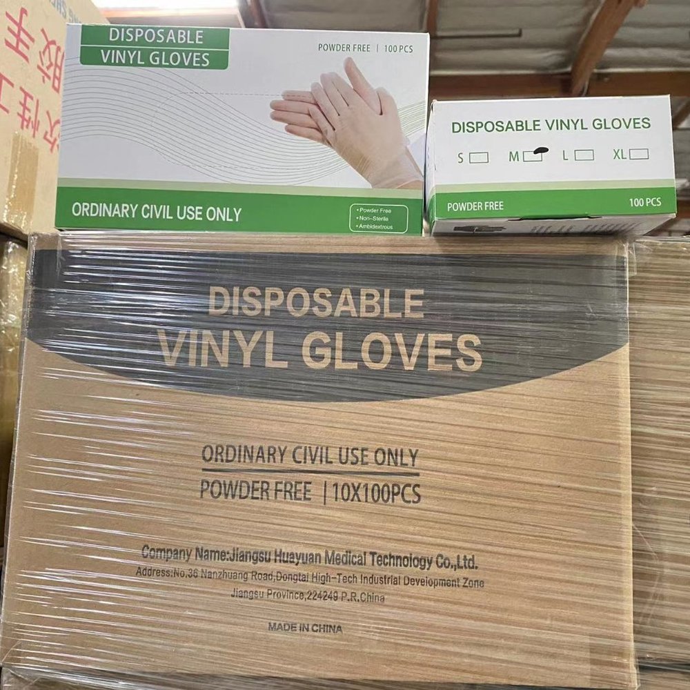 Disposal Vinyl Gloves